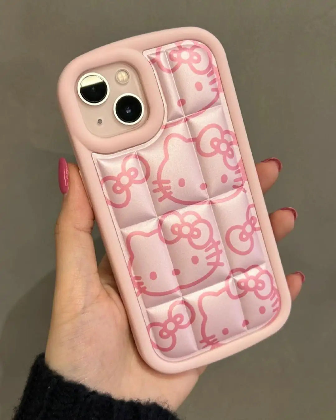 Hello Kitty Shockproof Puffer Phone Case