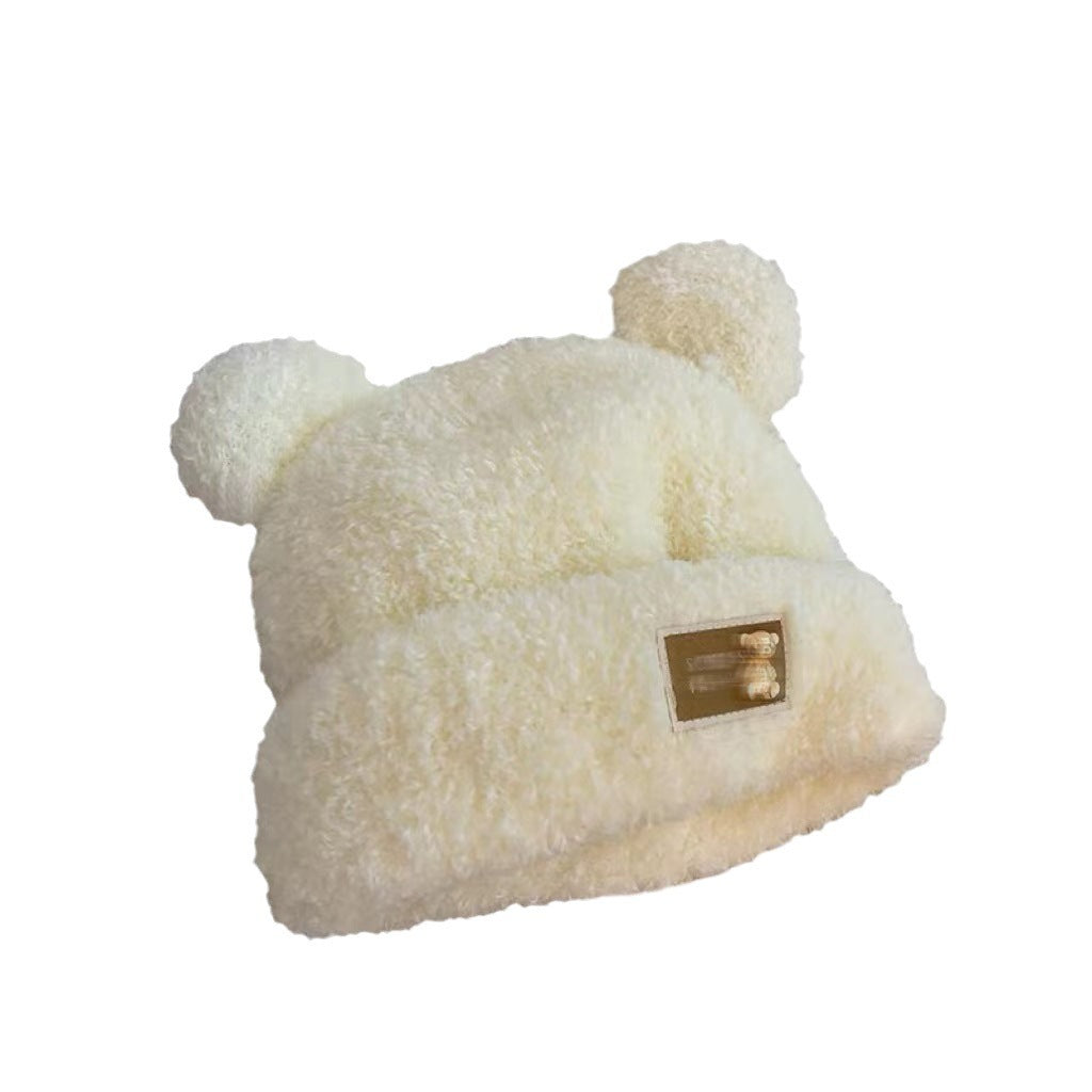 Korean Style Cute Bear All-match Teddy Plush Hat