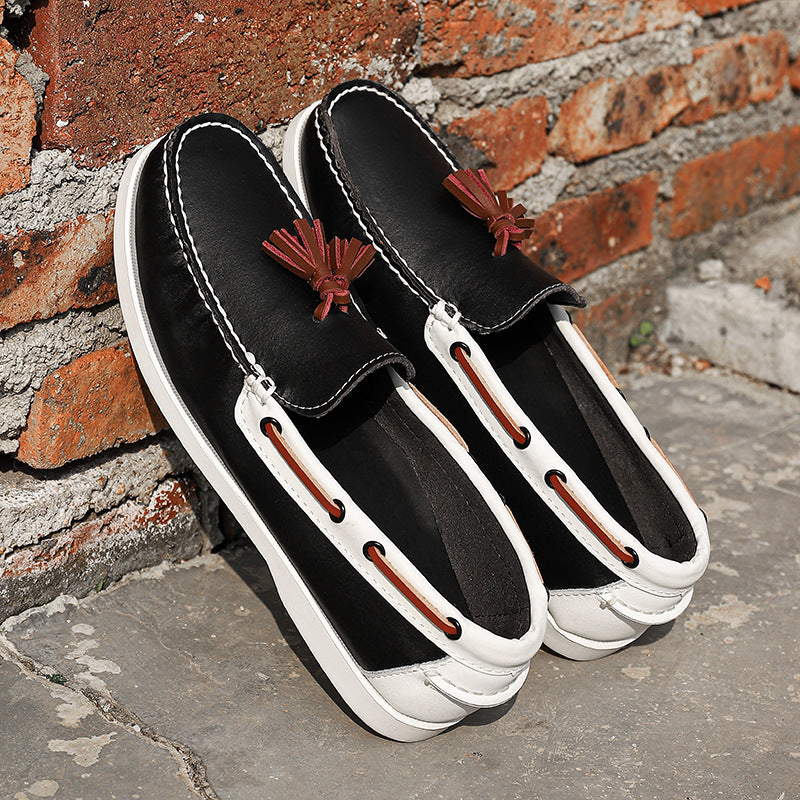 Sailing Casual Leather Shoes Men