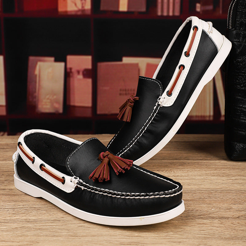 Sailing Casual Leather Shoes Men