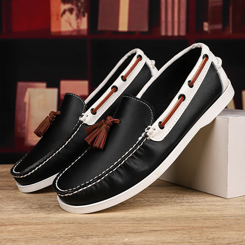 Sailing Casual Leather Shoes Men