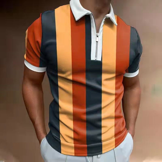 Polo Striped Lapel Shirt