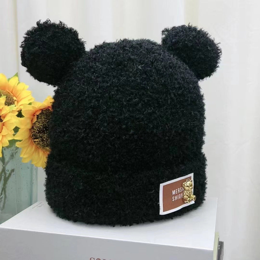 Korean Style Cute Bear All-match Teddy Plush Hat