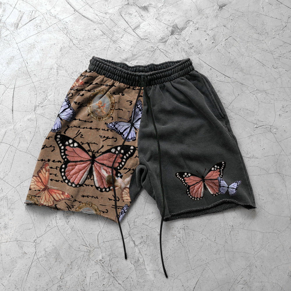 Geometric 3D Digital Printed Shorts