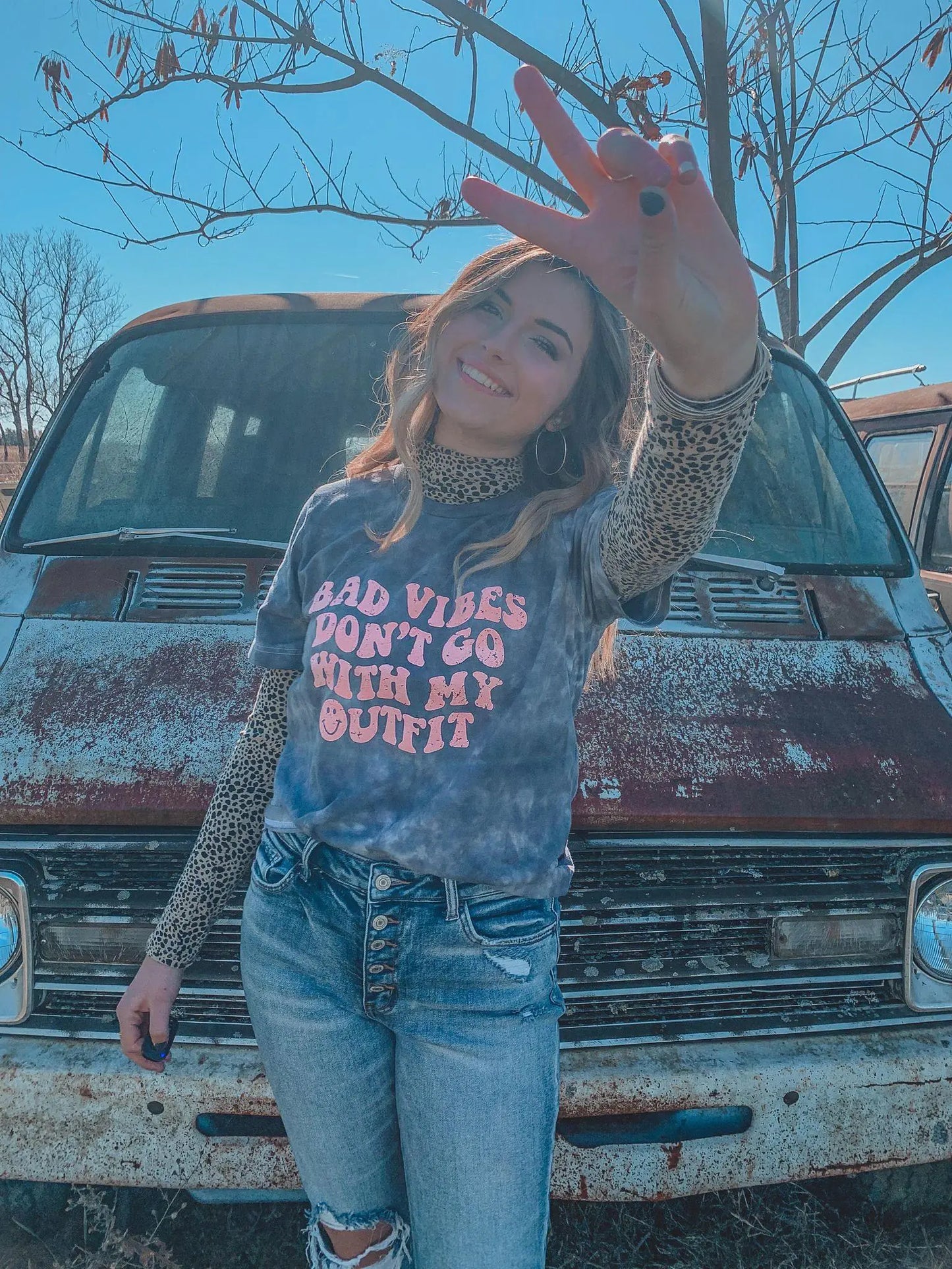 "Bad Vibes Don't Go With My Outfit" T-Shirt