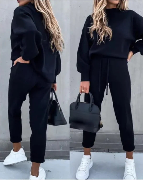 Casual Loose Sweater Set