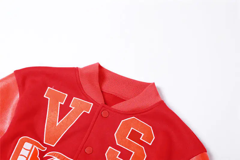 Most Valuable Cropped Varsity Jacket