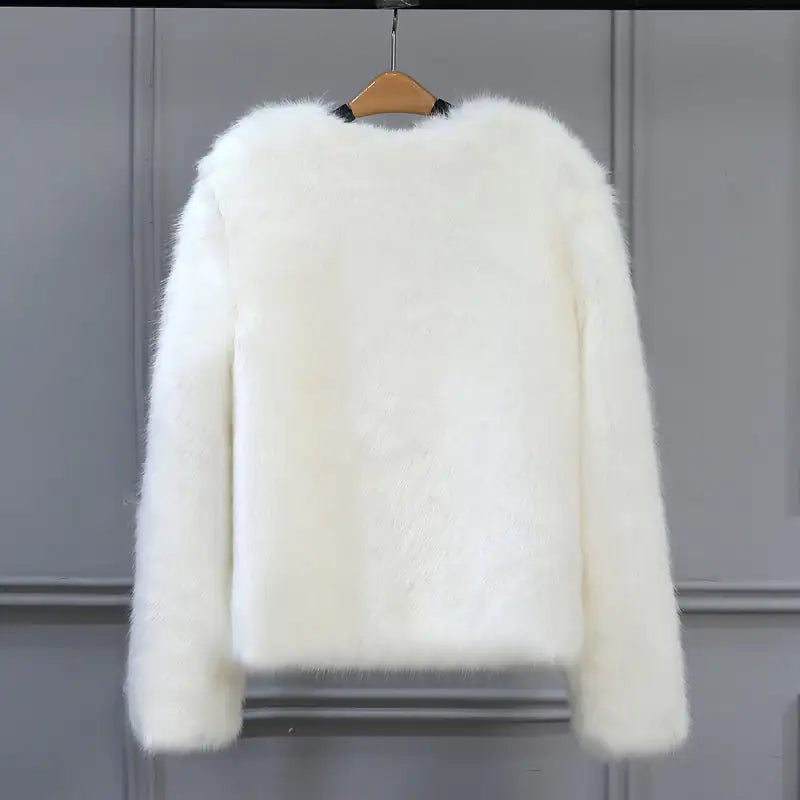 CozyLux Faux Fur Sweater