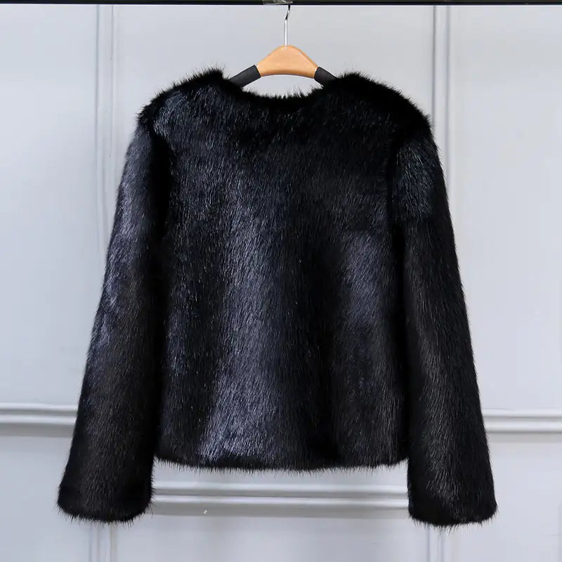 CozyLux Faux Fur Sweater