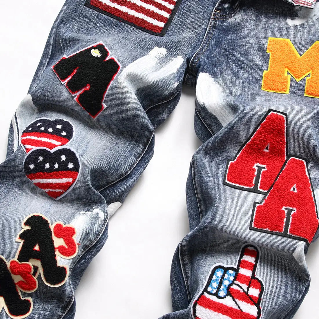 Trendy Sticker Denim