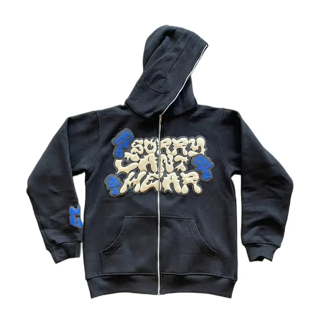 "Sorry Can't Hear" Hip Hop Hoodie