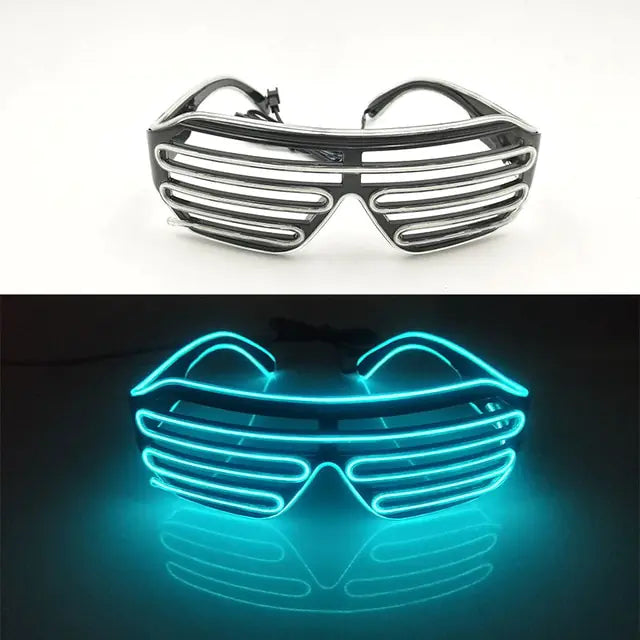 Colorful LED Luminous Glowing Neon Glasses