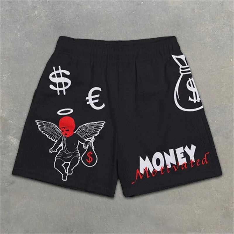 Chic Stylish Y2K Graphic Gym Shorts