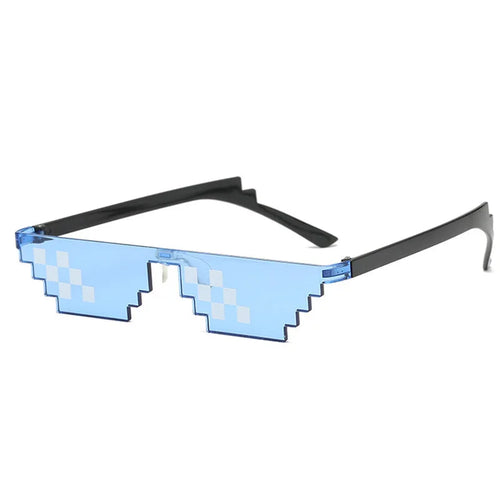 Mosaic Sunglasses Mens Womens Pixel Black Retro For Women's Glasses