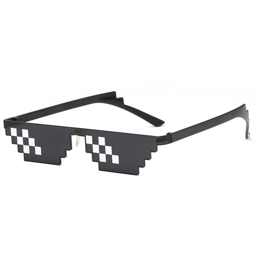 Mosaic Sunglasses Mens Womens Pixel Black Retro For Women's Glasses