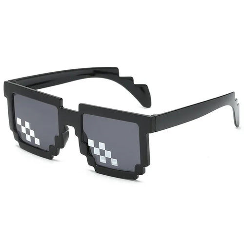 Mosaic Sunglasses Mens Womens Pixel Black Retro For Women's Glasses