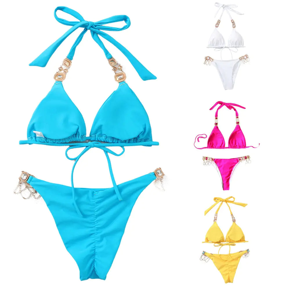 Women 2-Piece Swimsuit Bikini Set