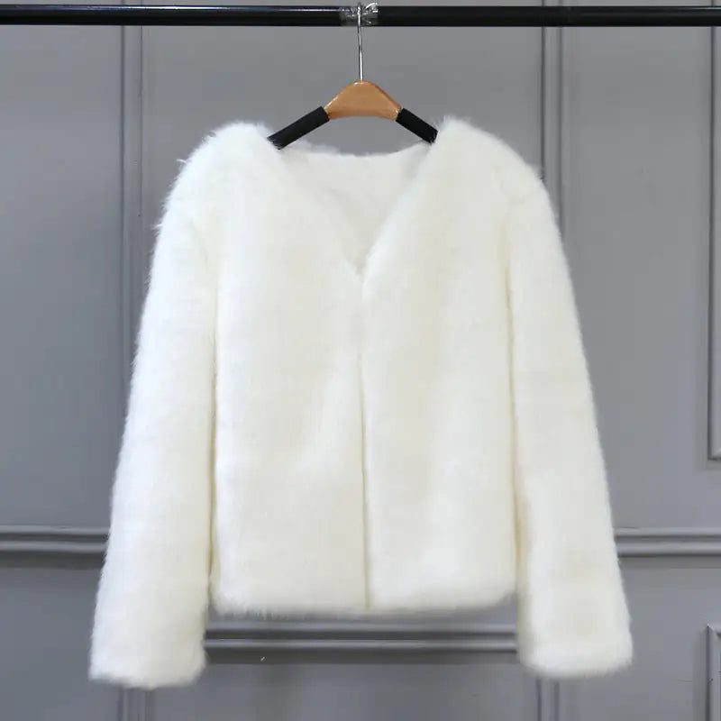 CozyLux Faux Fur Sweater