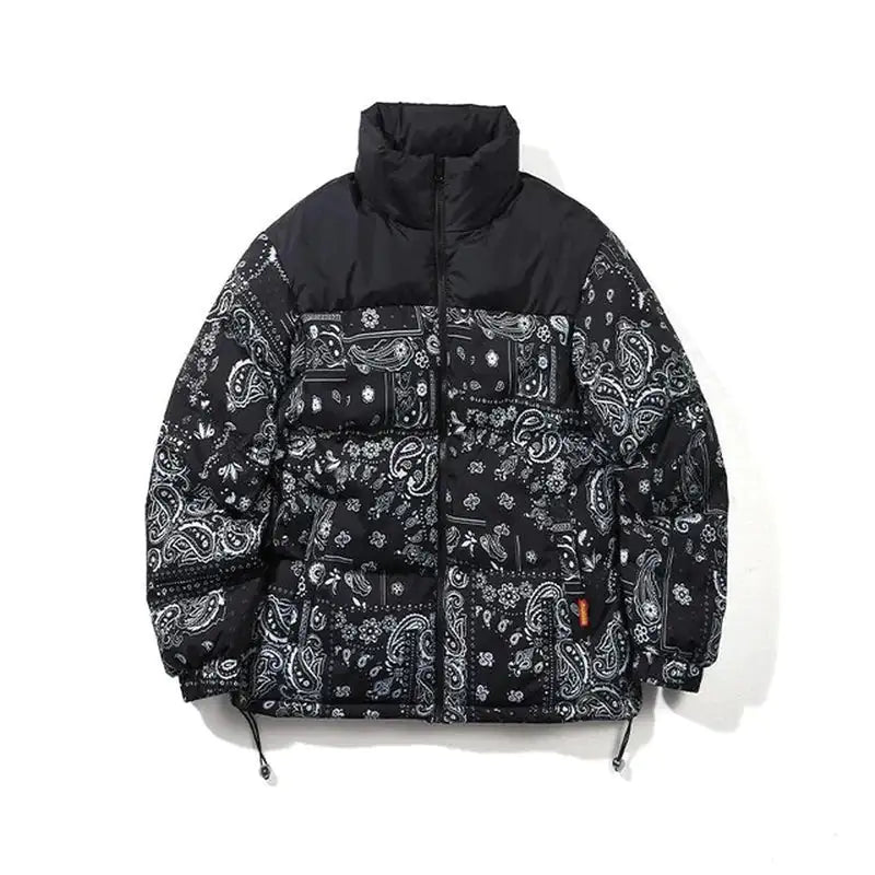 Men's Bandana Puffer Jacket