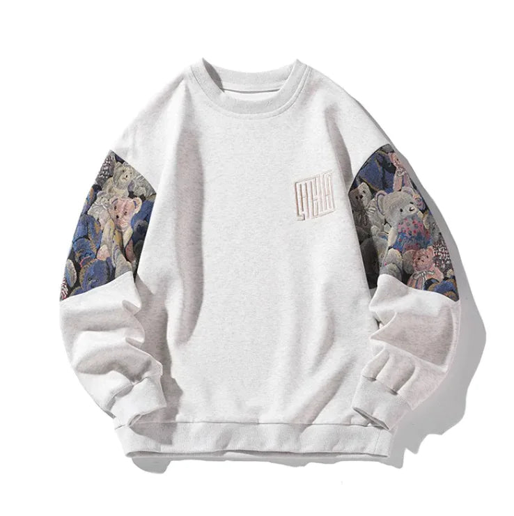 Men's Artistic Round Neck Sweater