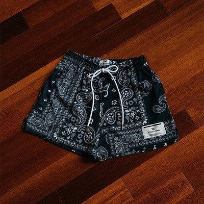 Paisley Mesh Basketball Shorts