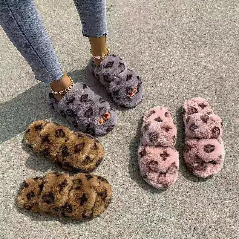 Louis Vuitton Inspired Slides