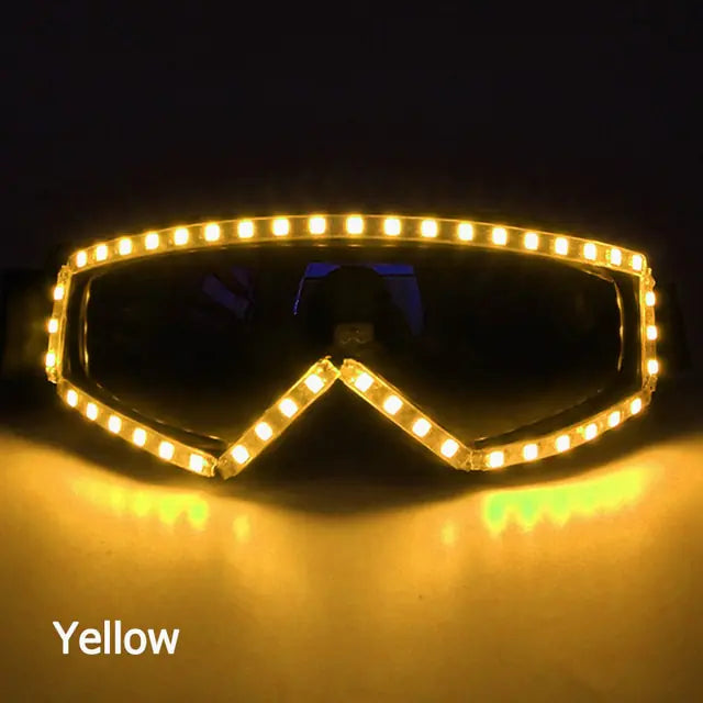 Colorful LED Luminous Glowing Neon Glasses