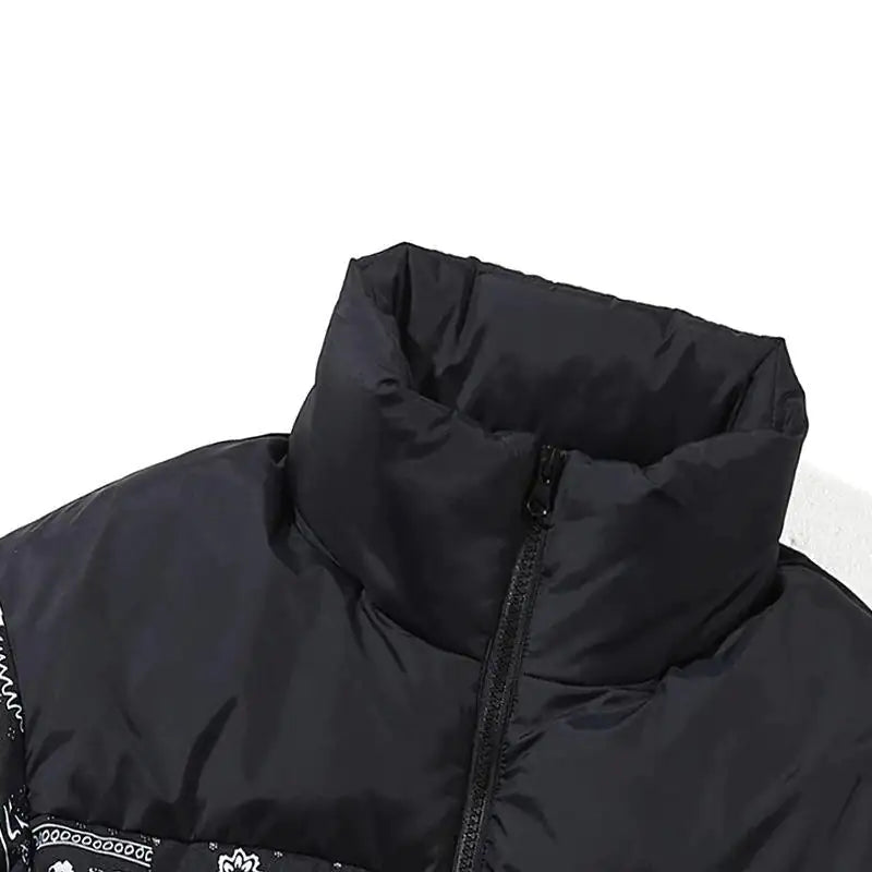 Men's Bandana Puffer Jacket