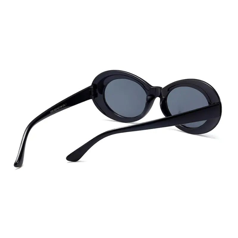 Punk Trendy Oval Sunglasses