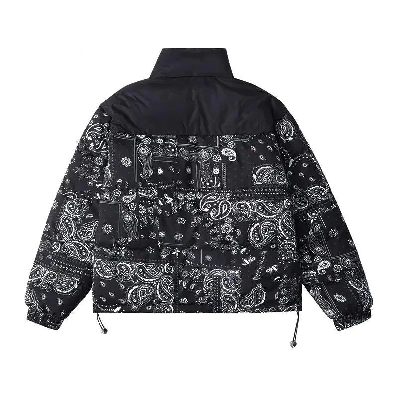 Men's Bandana Puffer Jacket