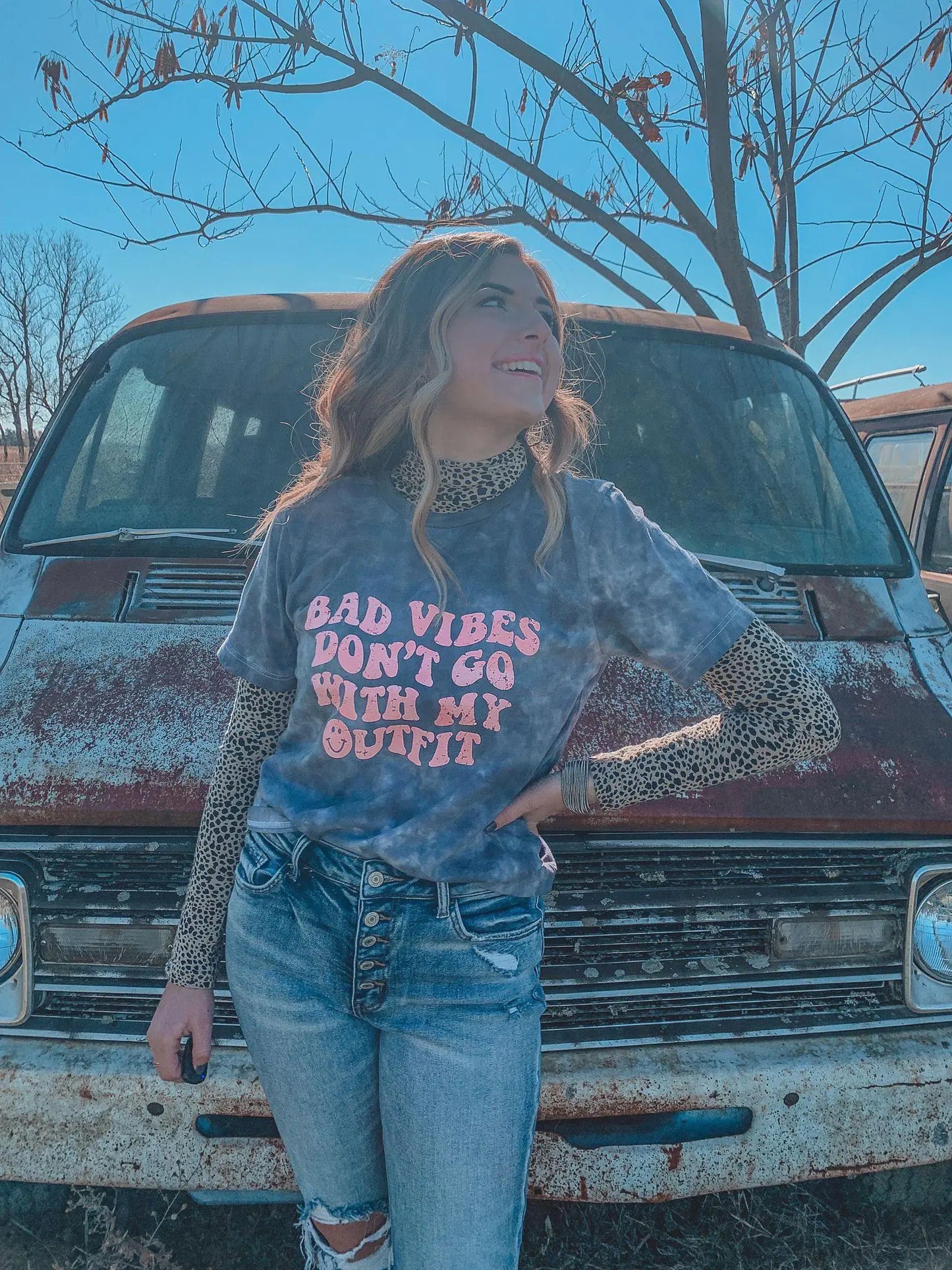 "Bad Vibes Don't Go With My Outfit" T-Shirt