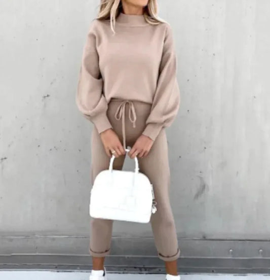 Casual Loose Sweater Set