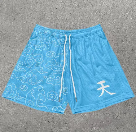 Chic Stylish Y2K Graphic Gym Shorts