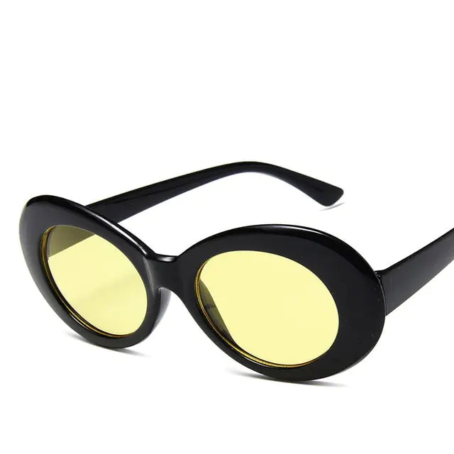 Punk Trendy Oval Sunglasses