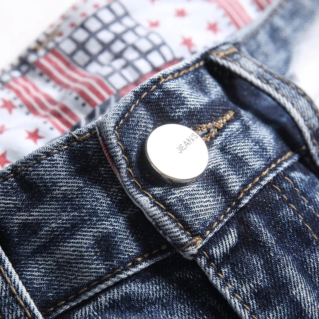 Trendy Sticker Denim