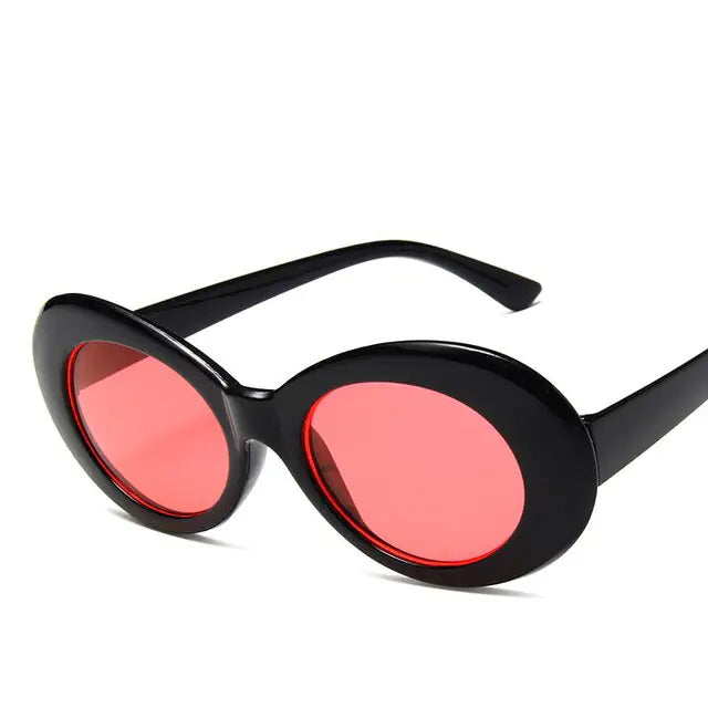 Punk Trendy Oval Sunglasses